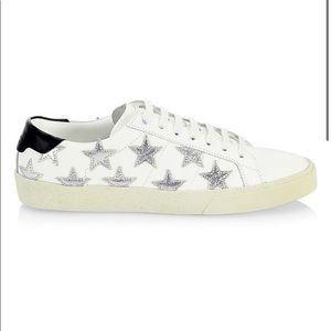 SAINT LAURENT LOWTOP STAR SNEAKERS.